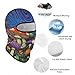 Breathable Sun Protection Balaclava, Trippy Mushroom World Men Women Fashion Versatile Full Face Cover Scarf, Comfort Face Mask Scarf Neckerchief