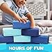 Plush Blocks - The Original Premium Plush Building Block for Kids - Certified Safe Foam Blocks in Luxuriously Soft Fabric Covers - Set of 24 (Ocean)