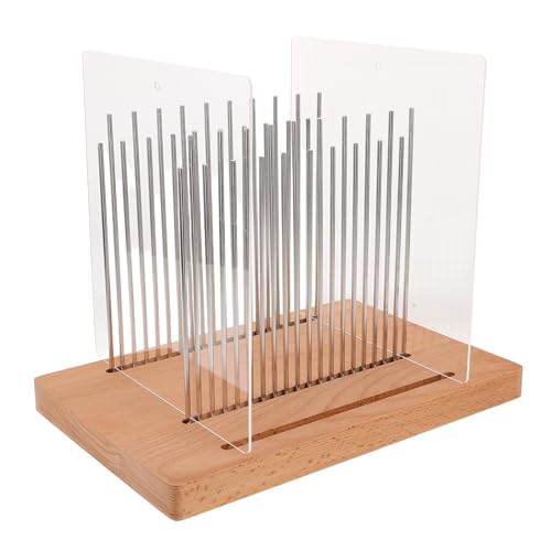 BESPORTBLE Tabla de Cortar Pan de Madera Rebanadora de Pan de Cocina Guía para Cortar Tostadas Manual Artesanal y Casero con Base Antideslizante para Encimera la Cocina