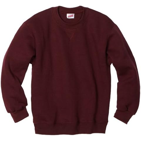 Soffe Big Boy's Maroon Sweatshirt Cover