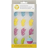 Wilton 710-1860 12 Count Butterfly Icing Decorations
