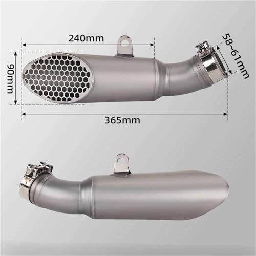 Pot d'échappement slip-on Aprilia RSV4 2015-2024 en titane - 2