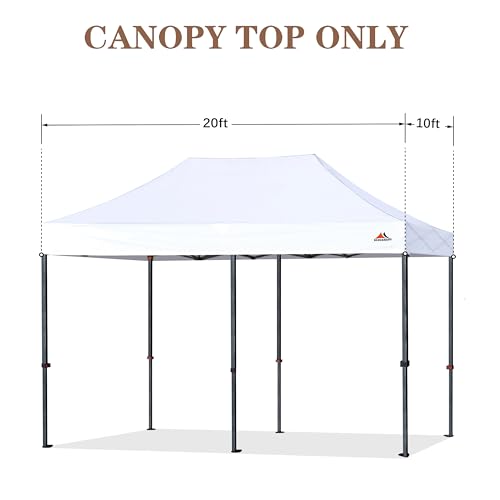 Image of SCOCANOPY White Commercial 10x20 Canopy Replacement Cover