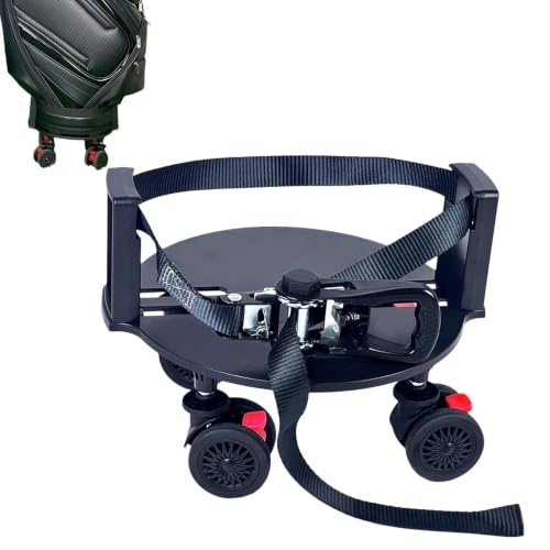Soporte de bolsa de golf portátil con rueda giratoria suave para entrenamiento en el club