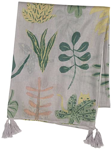 Danica Studio Haven Cotton Long Designer Scarf 40 x 72 inches Gray3