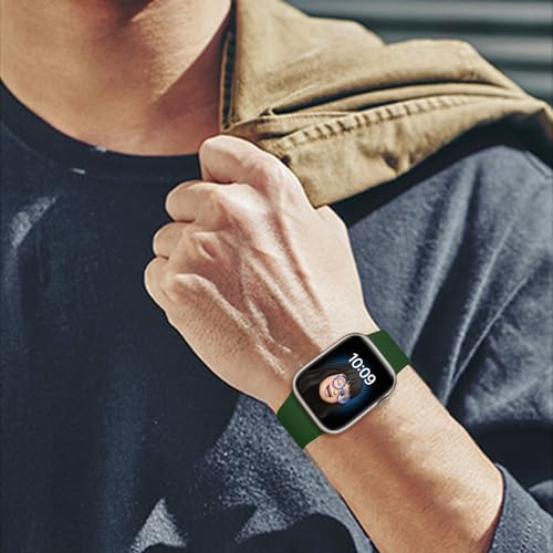 Image of 8 Pack Bands Compatible with Apple Watch Band 38mm 40mm 41mm 42mm 44mm 45mm 46mm 49mm for Women Men, Soft Silicone Sport Strap for iWatch Series Ultra 11 10 9 8 7 6 5 4 3 2 1 SE /SE 2nd /SE 3nd