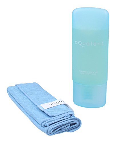 aQuatens - Brillenpflege für komfortables Sehen - 75ml mit Tuch