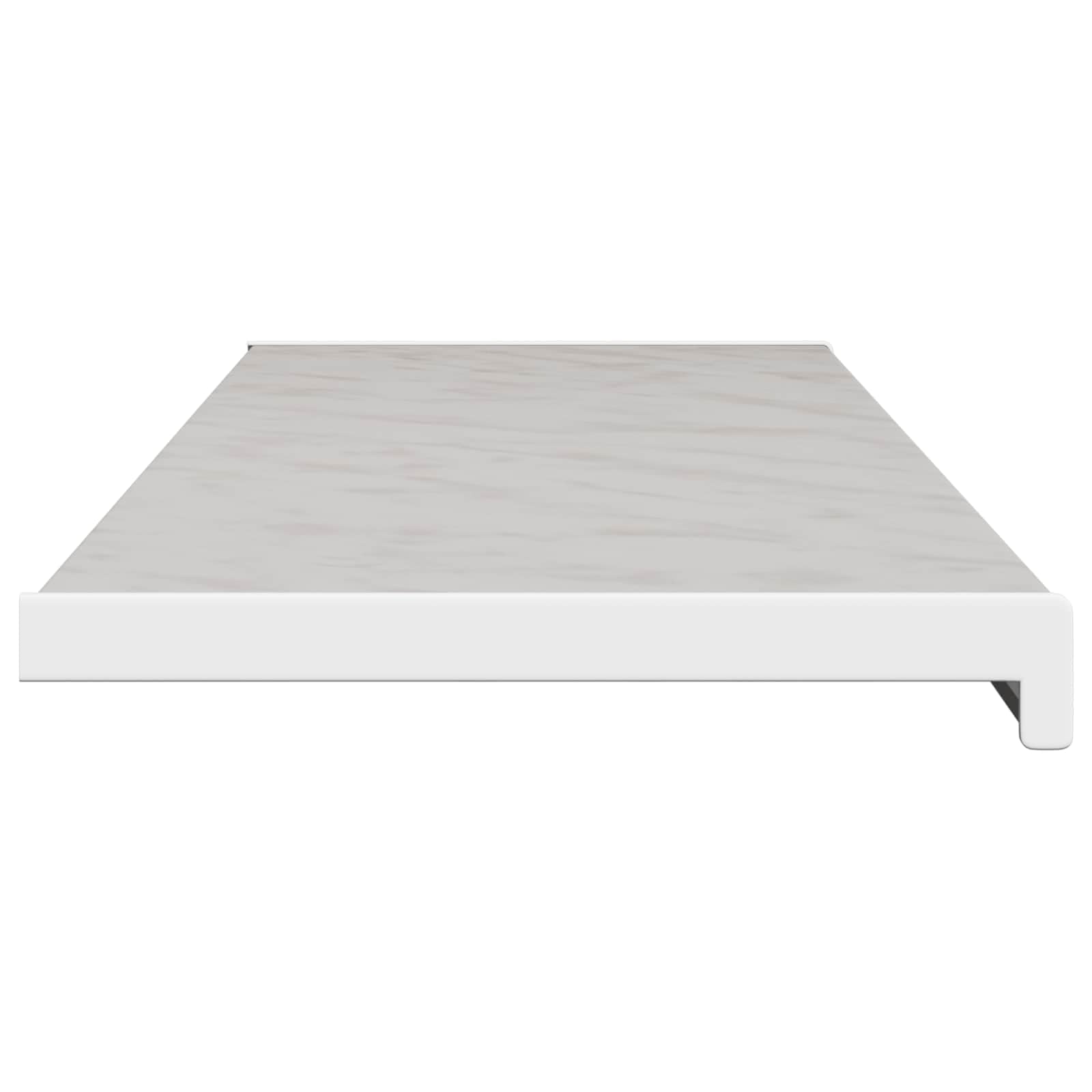 davanzale in PVC, 120 x 30 x 4,5 cm, con struttura in marmo, per interni ed esterni, moderno, in PVC robusto, facile da pulire e resistente all'umidità, facile da montare