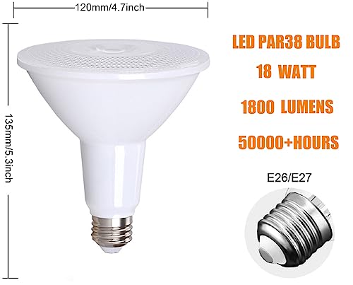 Ampoule LED 18W E27 PAR38 pour remplacer vos halogènes 150W énergivores