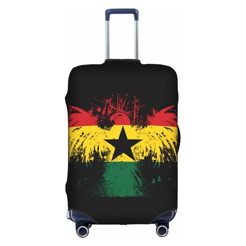 Travel Luggage Cover Ghana Ghanaian Flag Fashion Washable Baggage Suitcase Protector Fit For Luggage X-Large