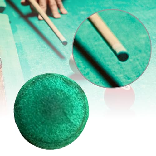 HapGlan Leather Pool Stick Holder Billiard Cue Tip Tip Pool Cue Tip Cue Tip Green Cue Tip Cues Tip