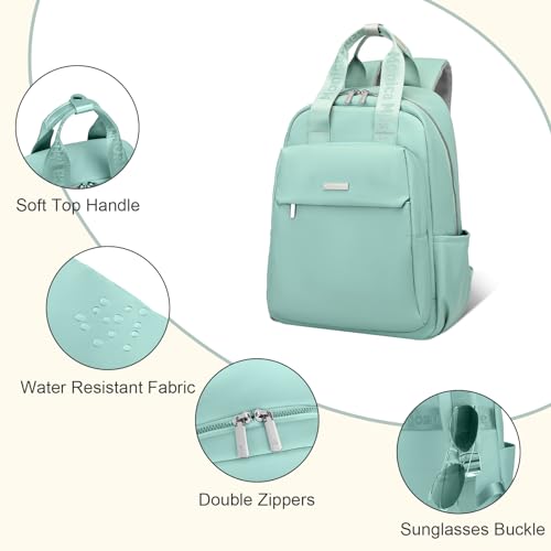 Monica Muse Mini mochila para mulheres, bolsa de viagem leve antirroubo, mochila elegante para compr