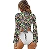 Gekhuqory Women Colorful Mushroom Pattern Bolero Shrug Soft Open Front Sheer Long Sleeve Skull Print Cropped Cardigans for Evening Dress #1