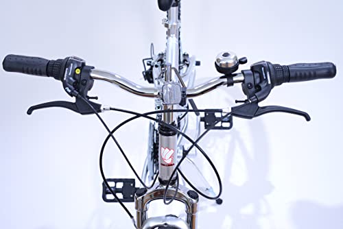 Columba 26" Alloy Folding Bike W. 18 Speed Double Suspension Silver (Rj26A_Slv) #TOP3