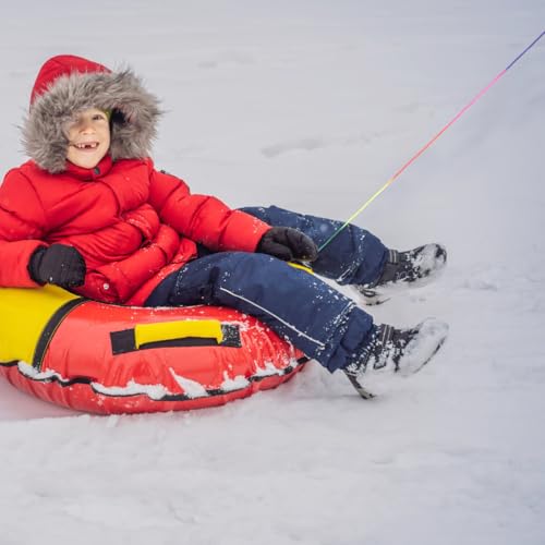 TOYANDONA 1.8m Sled Rope Mit Verstellbarem Griff Geflochtene Für Schneemobile Und Schlitten Für Winteraktivitäten Und Schneesportzubehör