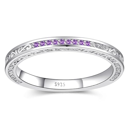 Image of Vintage Celtic Knot Women's Engagement Ring Sets 925 Sterling Silver /14K Gold Plated Stackable Wedding Bands Rings AAAAA Cubic Zirconia Women Bridal Sets Wedding Ring Band Width 1.8mm Size 5-9