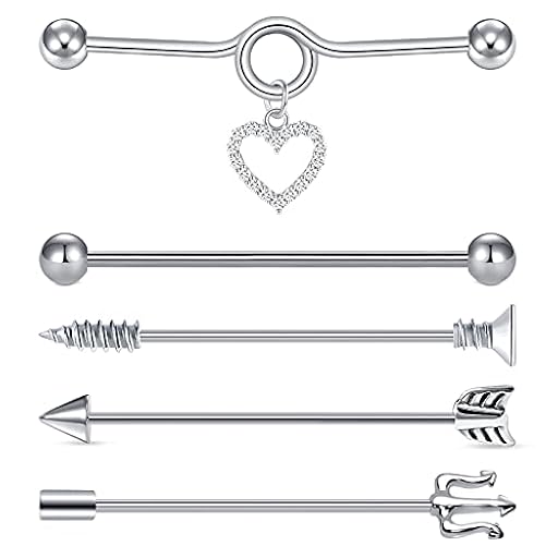 D.Bella Piercing de barra industrial 14 g, 38 mm, acero inoxidable, aretes de cartílago cúbico, joyería 1,6 mm, barra de perforación, acero inoxidable | Ya disponible en tu tienda friki favorita! En mundofriki.es! D.Bella Piercing de barra industrial 14 g, 38 mm, acero inoxidable, aretes de cartílago cúbico, joyería 1,6 mm, barra de perforación, acero inoxidable | Ya disponible en tu tienda friki favorita! En mundofriki.es!