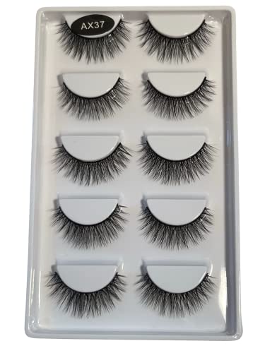Le Vangee - 5 Pares de Cílios Profissional Para Atendimento | AX37