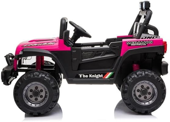 BBH-016 Dual Drive 12V 4.5A.h with 2.4G Remote Control off-road Vehicle Rose Red