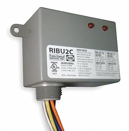 Functional Devices / Rib Enclosed Pre-Wired Relay, 10A, (2) Spdt