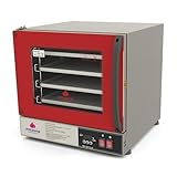 Forno turbo elétrico fast oven prp-004 plus vermelho - progás d