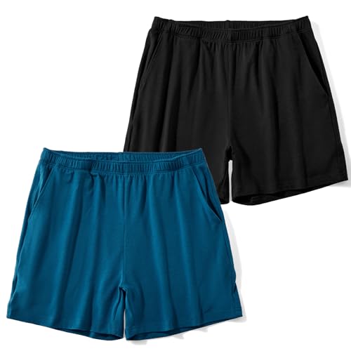 Image of AIMPACT Men's 4 inch Inseam Sleep & Lounge Pajama Shorts with Pockets