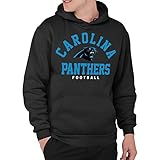 Junk Food Clothing x NFL - Carolina Panthers - Classic Team Logo - Unisex Adult Pullover Fleece Hoodie for Men and Women - Size Large