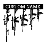 Décoration inspirée des militaires et des armureries : que ce soit dans une maison, un garage ou une armurerie, cette décoration murale personnalisée ajoute une touche audacieuse d'inspiration militaire à votre espace. Il est parfait pour montrer la fierté des armes à feu, du service militaire et des réalisations personnelles. 1 x