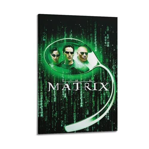 DPSMCZWQ Póster de personajes de la película The Matrix, póster decorativo de lienzo para pared e imagen artística moderna para decoración de dormitorio familiar, pósteres de 20 x 30 pulgadas (50 x 75