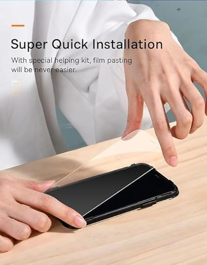 Image of FCS Front (Glossy) Anti Shock Screen Protector for Motorola Moto G24 Power Screen Protector | 9H Hardness Flexible (Glossy)