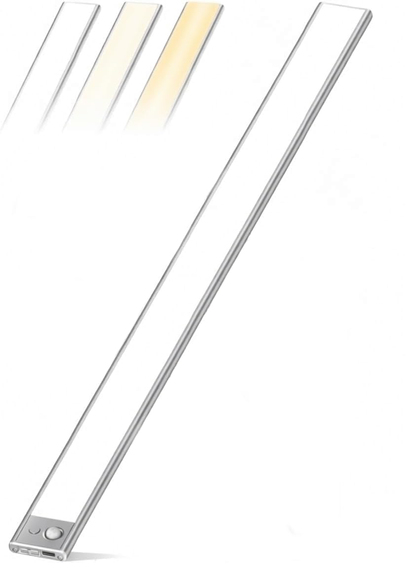 80 cm Lampe LED encastrable de cuisine à intensité variable avec détecteur