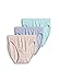 Jockey Women's Underwear Comfies Cotton French Cut - 3 Pack, Teal Blue/Periwinkle/Peach Rose, 7