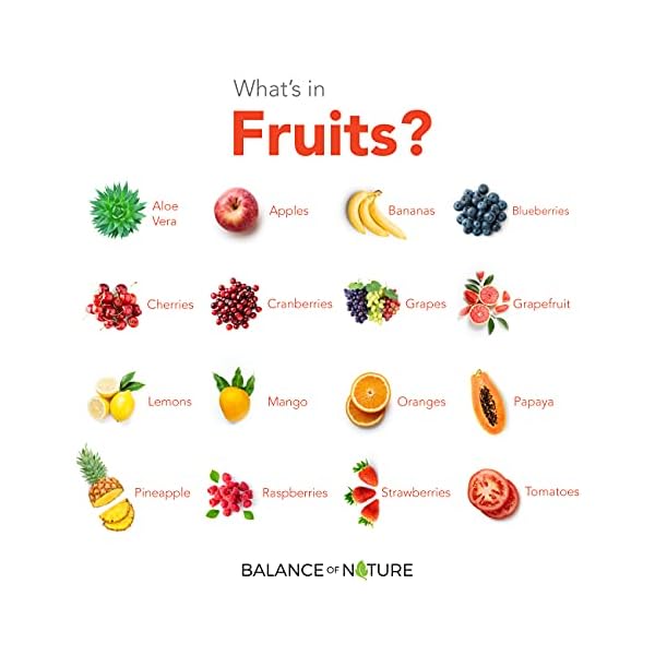 Balance-Of-Nature-Fruit-and-Vegetable-Supplements-90-Fruit-and-90-Veggie-Capsules-Green-and-Red-Superfood-Better-Than-A-Multivitamin-Vegan-No-Fillers-or-Extracts-100-Natural-Whole-Food Balance of Nature Fruits and Veggies - Whole Food Supplement with Superfood Fruits and Vegetables for Women, Men, and Kids - 90 Fruit Capsules, 90 Veggie Capsules - 1 Set