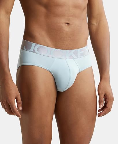 Image of Jockey IC27 Men's Tactel Microfiber Elastane Stretch Solid Brief with Moisture Move Treatment