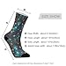 KLL Colored Star Fashion soccer crew socks running athletic wicking mens tube socks (2-Pair)