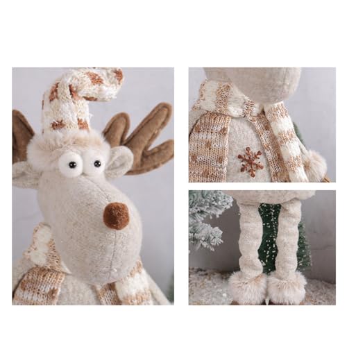 Poupée de Noël télescopique stable pour grand décor modulable - 6