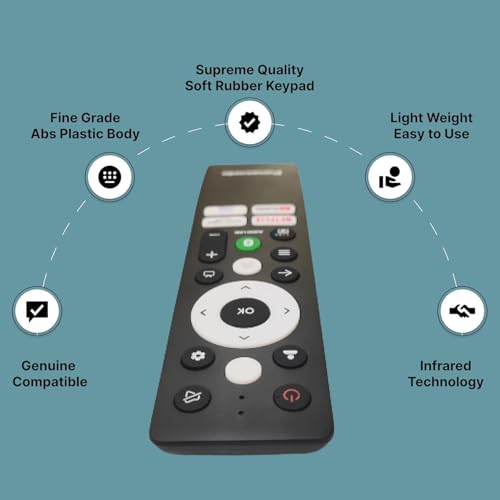 Image of BLACKSHEEP Compatible with Panasonic Smart tv Remote - Without Voice - Hot Keys Netflix, Prime Video, YouTube and Hotstar - Use for LCD LED OLED QLED UHD Android 4K TVs,-(Black)