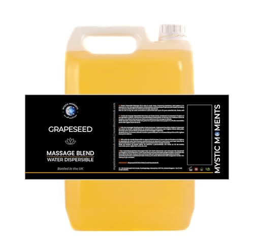 Huile de massage aux pépins de raisin 100% pure formule hydrosoluble anti-tache grand volume 10L