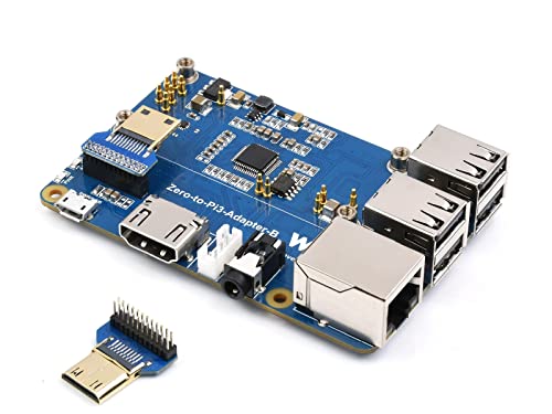 Zero-to-Pi3-Adapter (B) Using pogo pin connection, the Zero 2W can be easily attached