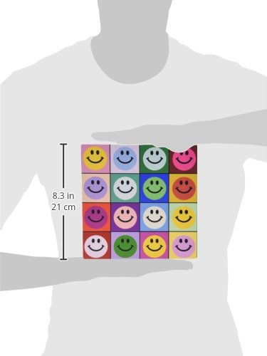 3Drose Llc 8 X 8 X 0.25 Inches Mouse Pad, Colorful Smiley Face Squares Warhol Style Happy Rainbow Smilies Bright Multicolored Multicolor (Mp_113153_1) #TOP1