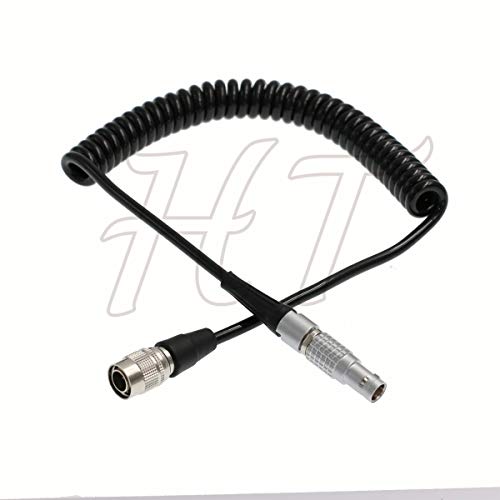 Cable Hirose 4 pines elástico para alimentar Teradek Cube sin desconexiones