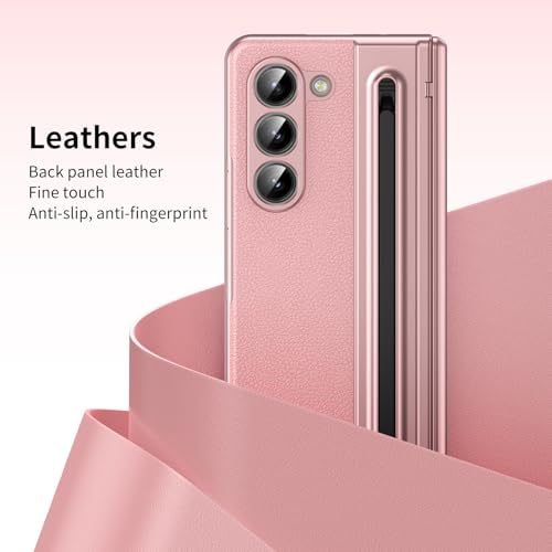 Funda plegable Galaxy Z Fold 5 con protector de pantalla de aluminio 3