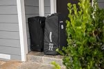 Sac de voyage UPPAbaby pour poussettes Vista et Cruz - Comprend la couverture du programme TravelSafe, le sac à roues intérieur et la poche de rangement - Roues lisses, poignées + design durable