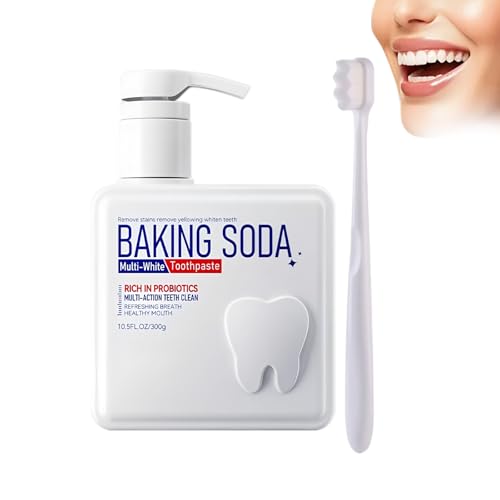 Pasta Dentífrica Blanqueadora Para La Higiene Bucal 300 g, Pasta De Dientes Probiótica, Limpia Los Dientes En Profundidad, Elimina Las Manchas, Blanquea Los Dientes, Mejora El Mal Aliento