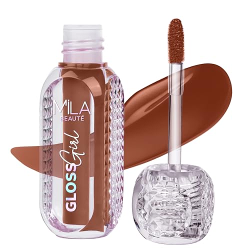Image of Mila Beaute Gloss Girl Lip Gloss | Enriched With Mango Seed Butter & Hyaluronic Acid | Light Weight & Non-Sticky Formula | Gives Fuller-Lip Effect & Extra Hydration | High Shine Finish-(Not Today, 2.8 ml)
