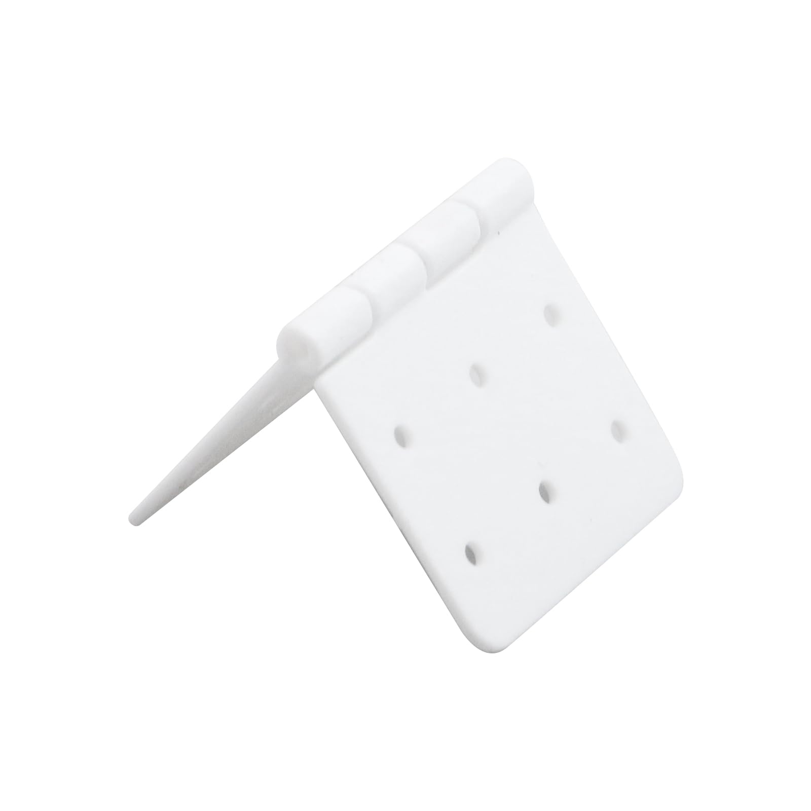 Lot De 10 Charnières De Trappe Réglables Pour Avions RC - 30x16 Mm, Plastique Blanc, Pour Ailes Et Pare-brise