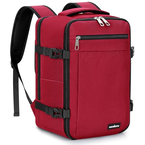 Mococito Mochila Viaje Cabina Avion 40x20x25, Maletas De Viaje Cabina Para Ryanair, Mochila Hombre Mujer Bolsa De Viaje Maletas Travel Backpack Equipaje De Mano Mochila Portatil, 20l Rojo Vibrante Mococito Mochila Viaje Cabina Avion 40x20x25, Maletas De Viaje Cabina Para Ryanair, Mochila Hombre Mujer Bolsa De Viaje Maletas Travel Backpack Equipaje De Mano Mochila Portatil, 20l Rojo Vibrante