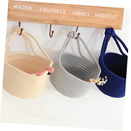 Holibanna Cesta De Revista Plantas Decoração Plantadores Brancos Corda De Juta Plantador Pendurado M