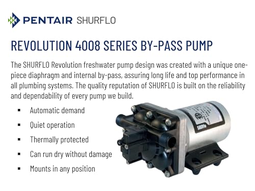 SHURFLO 4008-171-E65 Bomba Periférica de Agua Fresca 115V AC miniatura 2