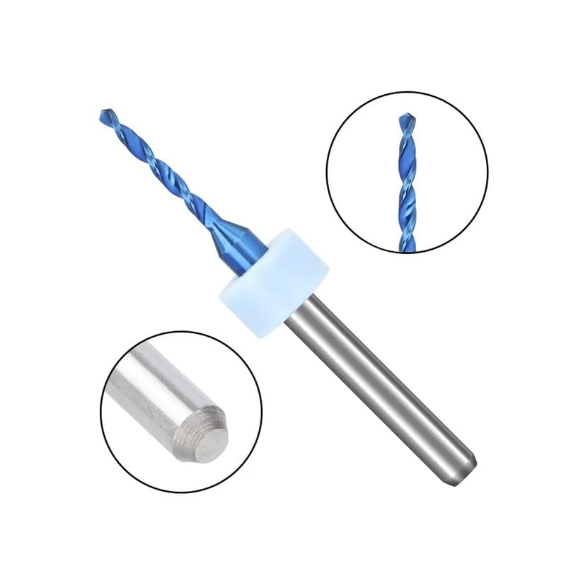 Carbide PCB Drill Bit for PCB Circuit Board,PVC Drilling Tool 10pcs PCB1.9 DIOBFZFY
